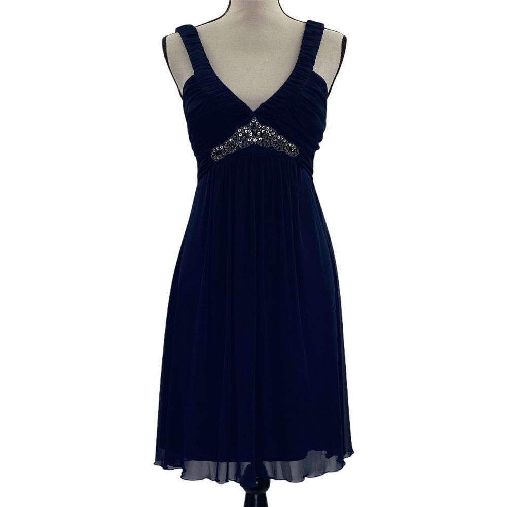 JODI Kristopher Gathered Ruched Embellish Dress